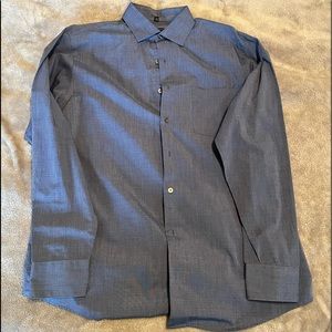 Geoffrey Beene long sleeve button up dress shirt